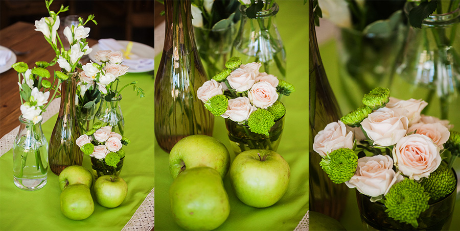 свадьба в зеленом цвете